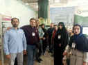 بازدید معاون وزیر از غرفه مرکز علمی کاربردی کشاورزی بهارآوران نسترن در نمایشگاه محصولات فناورانه کشاورزی استان قم