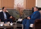 دیدار رئیس دانشگاه جامع علمی کاربردی استان با سرپرست استانداری قم