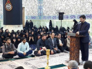 مراسم آیین تکریم دانشجویان جدید الورود و غبارروبی حرم مطهر حضرت معصومه(س) برگزار شد