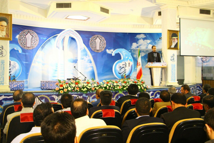 دوازدهمین جشنواره قرآن و عترت دانشگاه جامع علمی کاربردی با حضور پیکر پاک شهید مدافع حرم آغاز شد